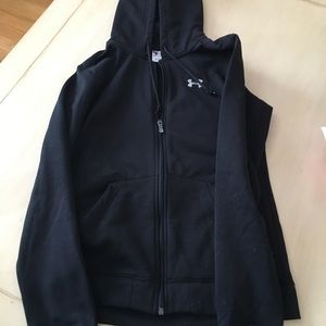 Under armour zip up sweatshirt